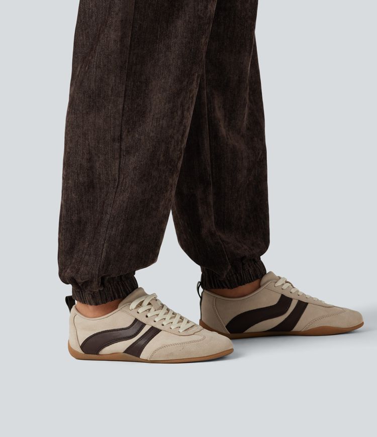 High Waisted Casual Pants with Pockets