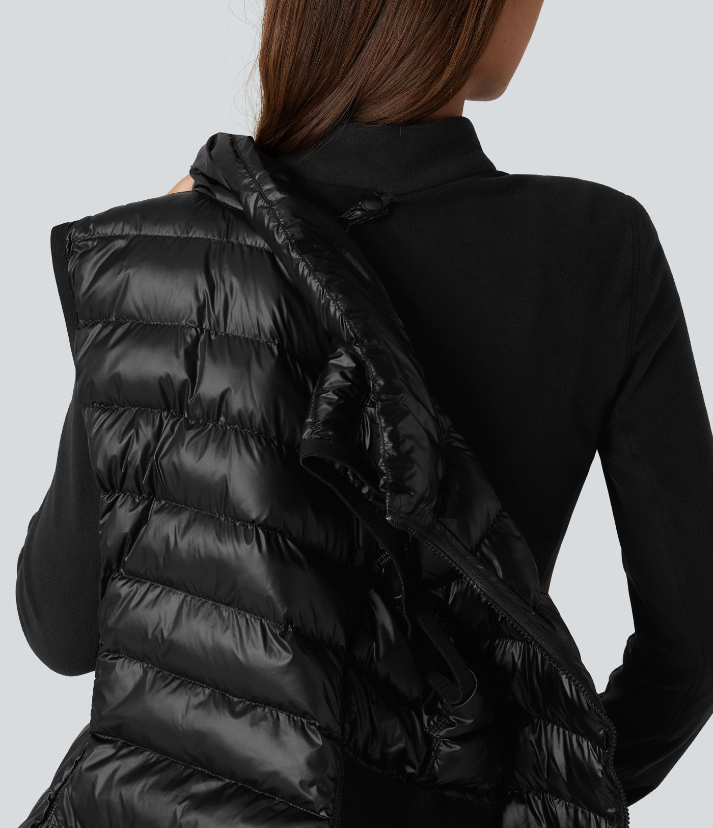 2-Piece Workout Padded Vest & Jacket with Pockets 2-Piece Workout Padded Vest & Jacket with Pockets