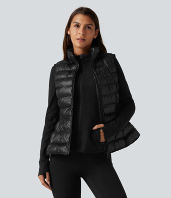 2-Piece Workout Padded Vest & Jacket with Pockets 2-Piece Workout Padded Vest & Jacket with Pockets