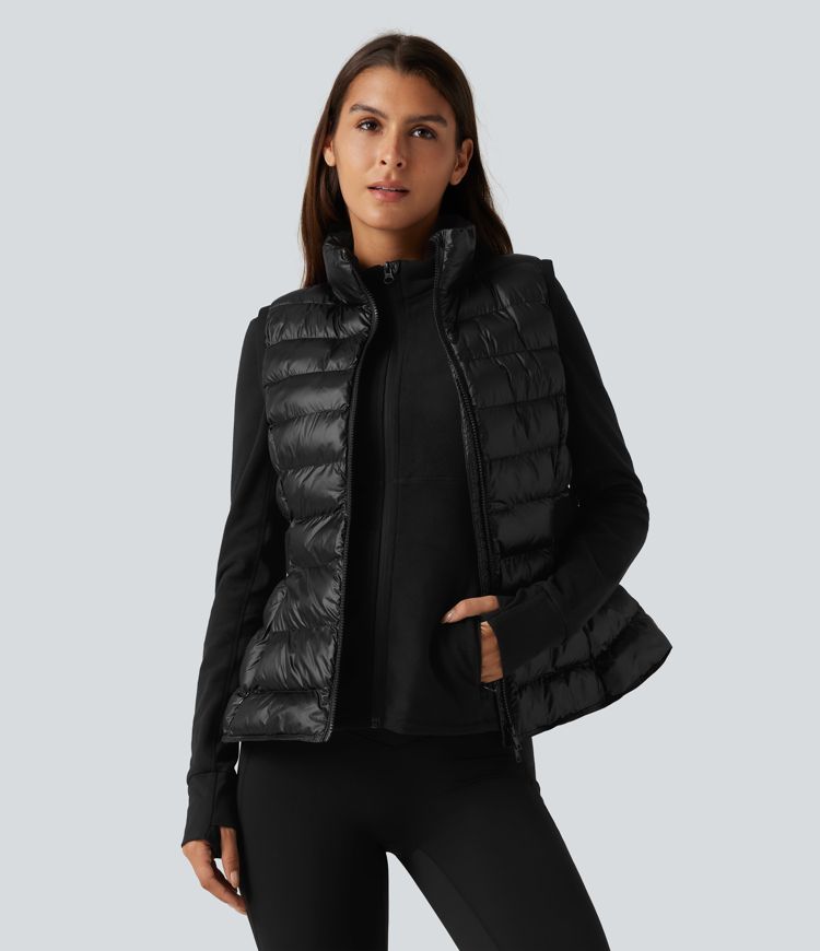 2-Piece Workout Padded Vest & Jacket with Pockets 2-Piece Workout Padded Vest & Jacket with Pockets