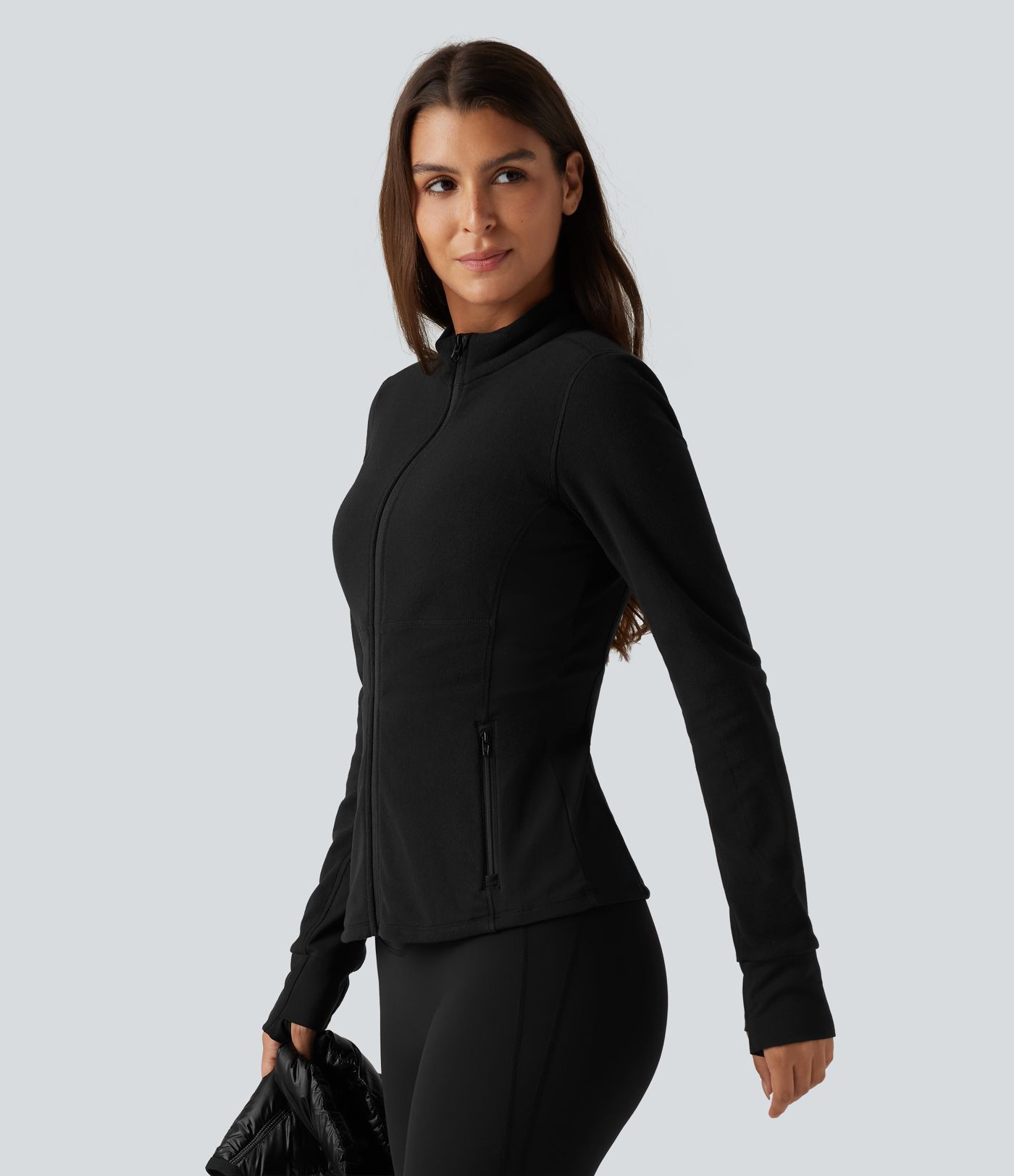 2-Piece Workout Padded Vest & Jacket with Pockets 2-Piece Workout Padded Vest & Jacket with Pockets