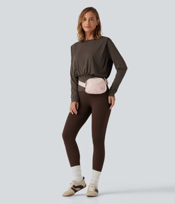 Round Neck Long Sleeve InstantCool Quick Dry Yoga Sports Top