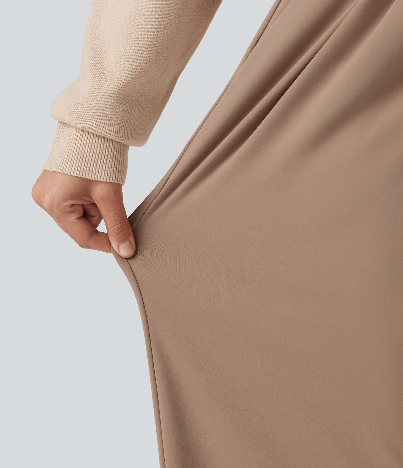 Halara Flex™ DayStretch Mid Rise Drawstring Wide Leg Work Pants with Pockets