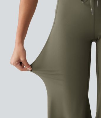 Halara UltraSculpt™ High Waisted Foldover Drawstring Yoga Joggers with Pockets