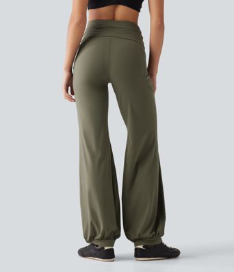 Halara UltraSculpt™ High Waisted Foldover Drawstring Yoga Joggers with Pockets
