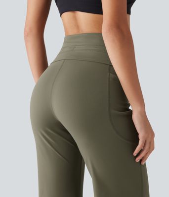 Halara UltraSculpt™ High Waisted Foldover Drawstring Yoga Joggers with Pockets