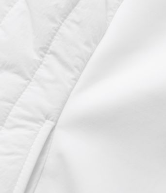 Veste matelassée décontractée à col montant, manches longues et poches