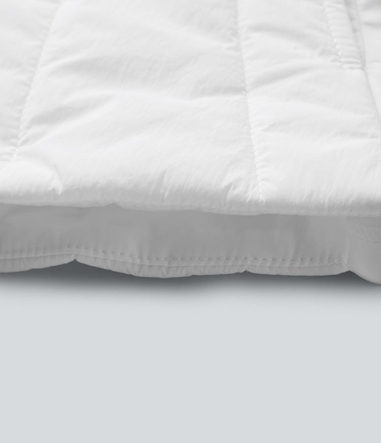 Veste matelassée décontractée à col montant, manches longues et poches