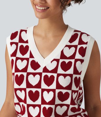 V Neck Casual Sweater Vests