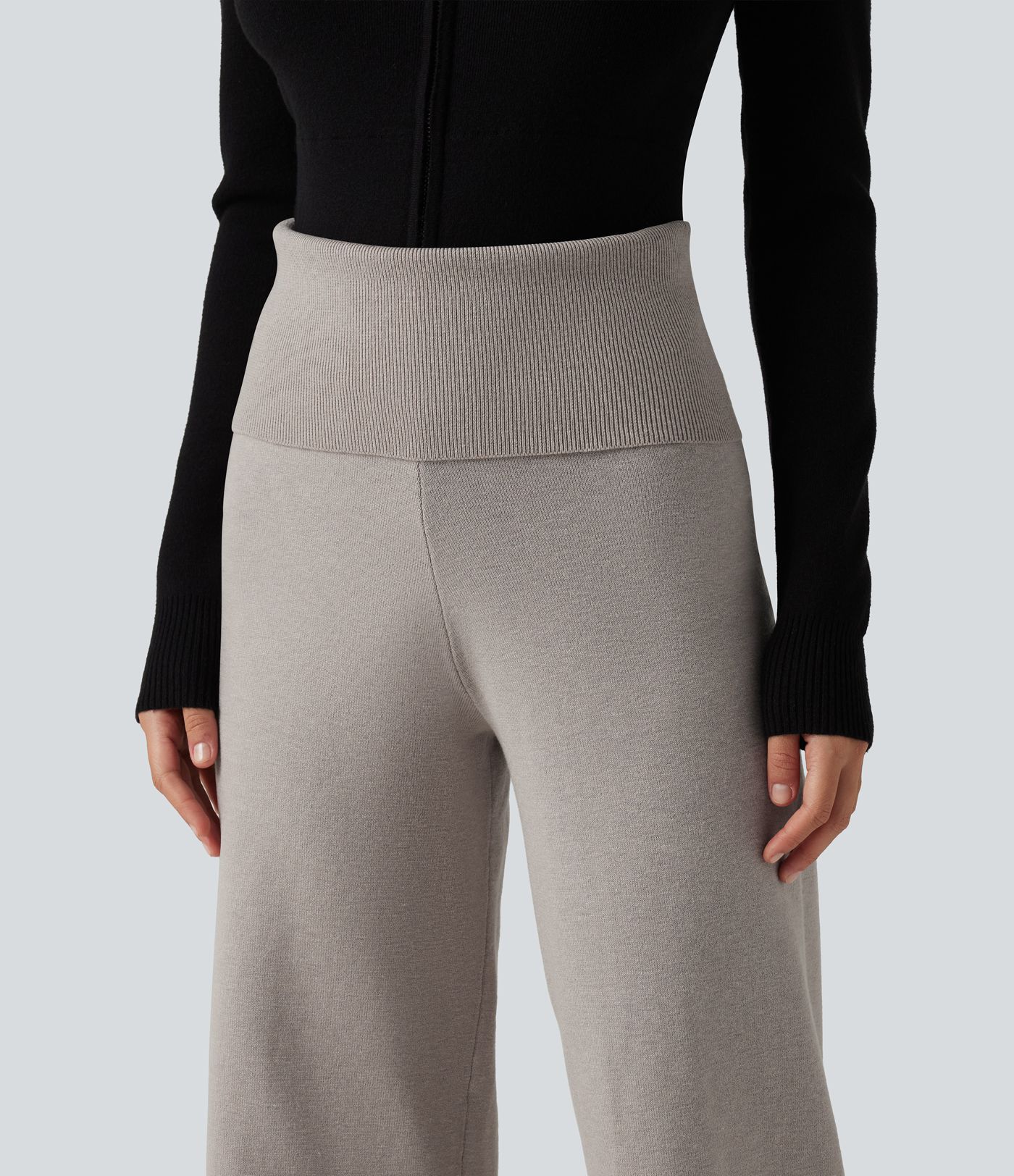 High Waisted Straight Leg Lounge Sweater Pants High Waisted Straight Leg Lounge Sweater Pants