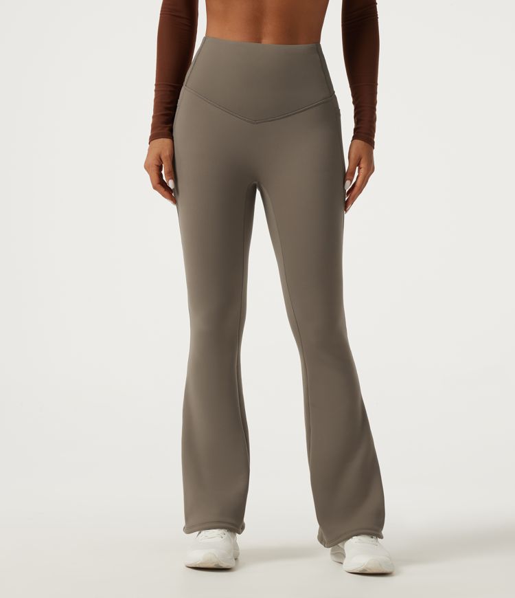 Halara UltraSculpt™ High Waisted Bootcut Fleece Workout Leggings with Pockets Halara UltraSculpt™ High Waisted Bootcut Fleece Workout Leggings with Pockets