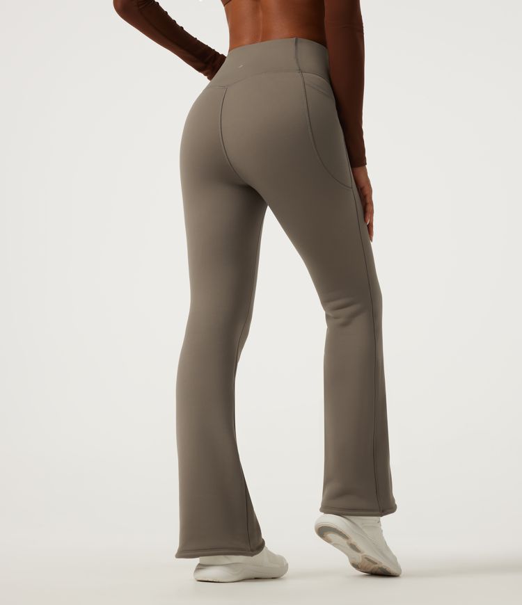 Halara UltraSculpt™ High Waisted Bootcut Fleece Workout Leggings with Pockets Halara UltraSculpt™ High Waisted Bootcut Fleece Workout Leggings with Pockets