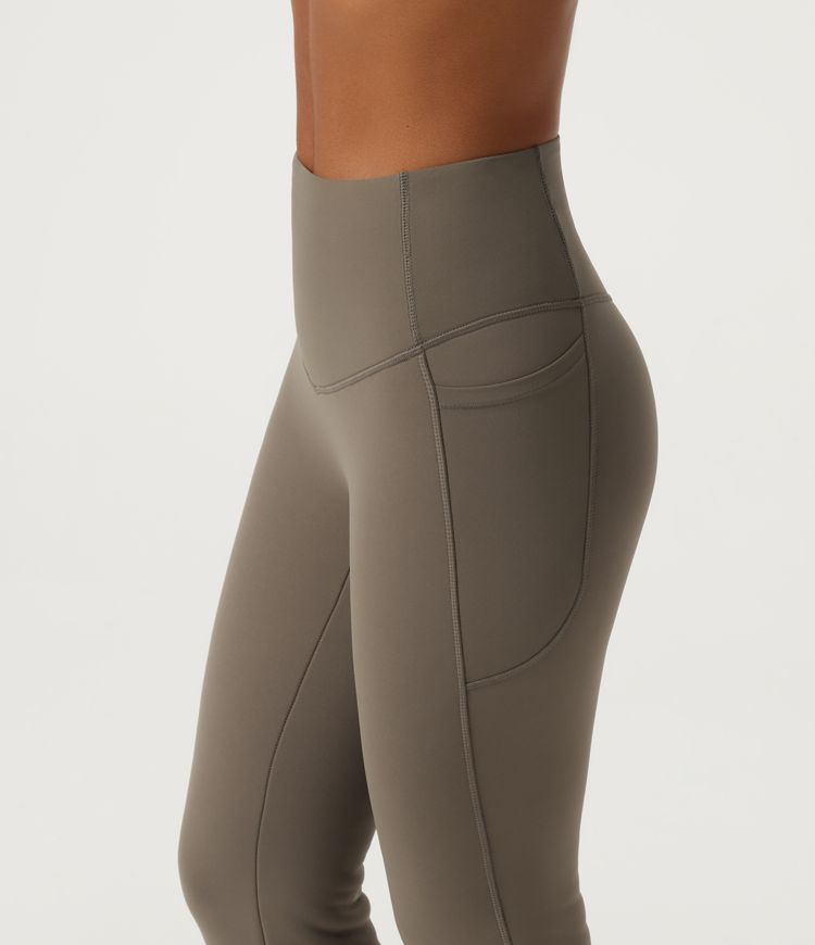 Halara UltraSculpt™ High Waisted Bootcut Fleece Workout Leggings with Pockets Halara UltraSculpt™ High Waisted Bootcut Fleece Workout Leggings with Pockets