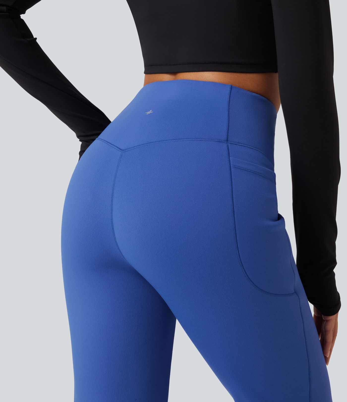 High Waisted Tummy Control Fleece Dance Joggers with Pockets High Waisted Tummy Control Fleece Dance Joggers with Pockets