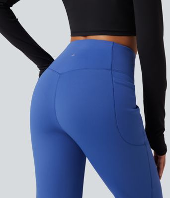 High Waisted Tummy Control Fleece Dance Joggers with Pockets High Waisted Tummy Control Fleece Dance Joggers with Pockets