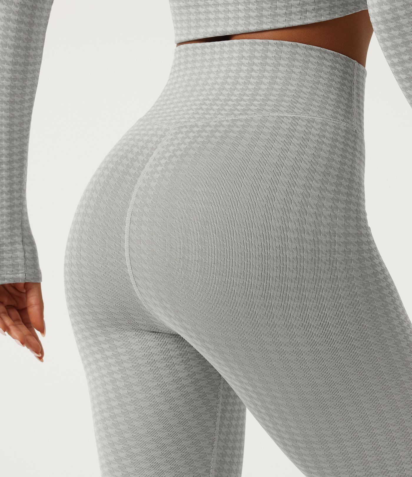 High Waisted Tummy Control Houndstooth Yoga Leggings High Waisted Tummy Control Houndstooth Yoga Leggings