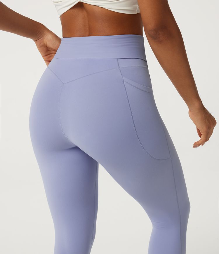 SoftlyZero™ High Waisted Tie Front Yoga Leggings with Pockets SoftlyZero™ High Waisted Tie Front Yoga Leggings with Pockets