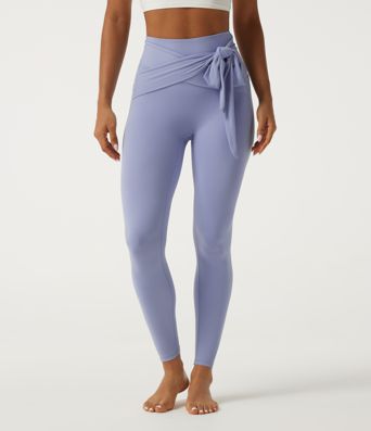 SoftlyZero™ High Waisted Tie Front Yoga Leggings with Pockets SoftlyZero™ High Waisted Tie Front Yoga Leggings with Pockets