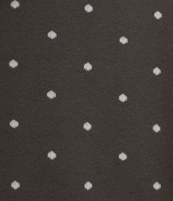Round Neck Long Sleeve Polka Dot Casual Cardigan