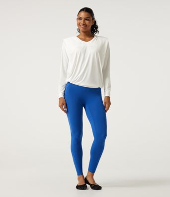 Haut de sport pour yoga, col en V, manches longues, InstantCool à séchage rapide - UPF50+ Haut de sport pour yoga, col en V, manches longues, InstantCool à séchage rapide - UPF50+