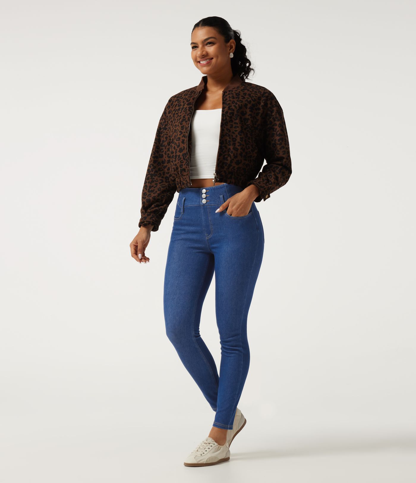 Halara Flex™ High Waisted Skinny Casual Jeans with Pockets