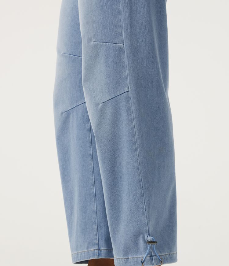 Halara Flex™ Mid Rise Barrel Leg Casual Jeans with Pockets Halara Flex™ Mid Rise Barrel Leg Casual Jeans with Pockets