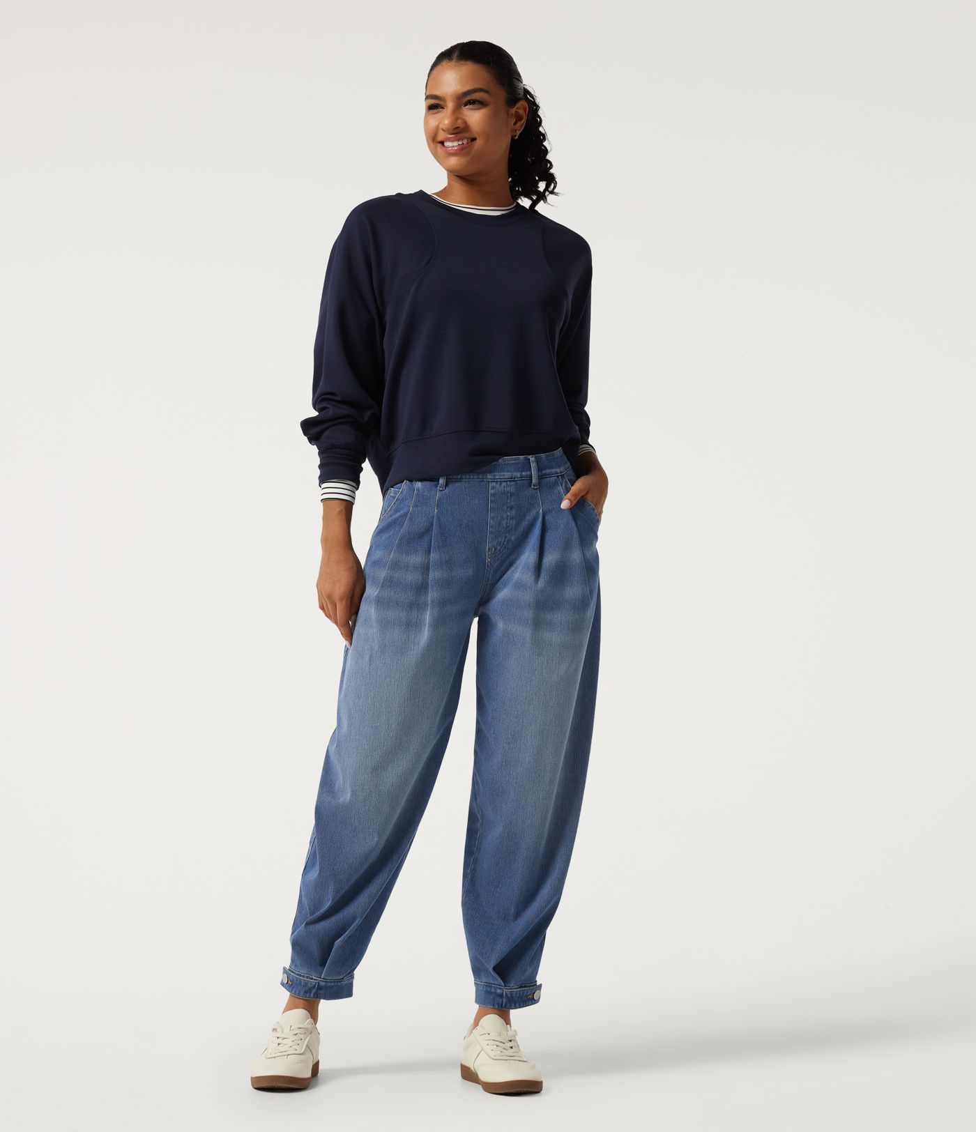 Halara Flex™ Mid Rise Casual Jeans with Pockets