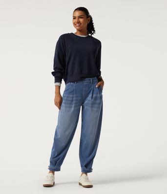Halara Flex™ Mid Rise Casual Jeans with Pockets
