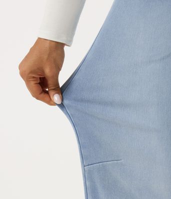 Halara Flex™ Mid Rise Barrel Leg Casual Jeans with Pockets Halara Flex™ Mid Rise Barrel Leg Casual Jeans with Pockets