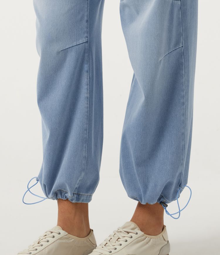 Halara Flex™ Mid Rise Barrel Leg Casual Jeans with Pockets Halara Flex™ Mid Rise Barrel Leg Casual Jeans with Pockets