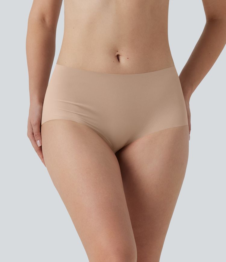 Mid Rise Seamless Casual No Show Underwear