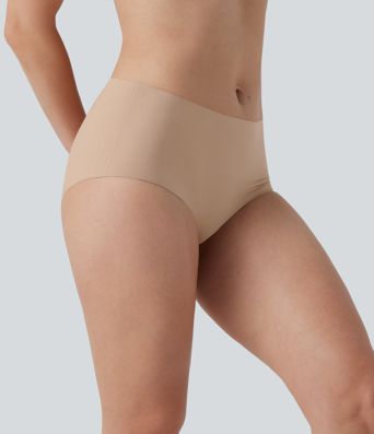 Mid Rise Seamless Casual No Show Underwear