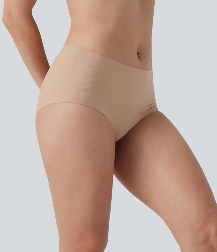 Mid Rise Seamless Casual No Show Underwear