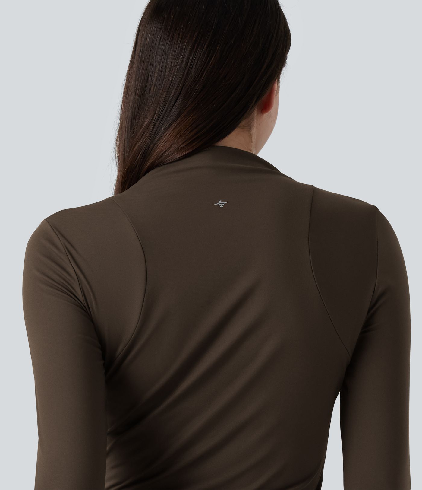 SoftlyZero™ Airy - haut de sport pour yoga à col montant (mock neck), manches longues, technologie InstantCool SoftlyZero™ Airy - haut de sport pour yoga à col montant (mock neck), manches longues, technologie InstantCool