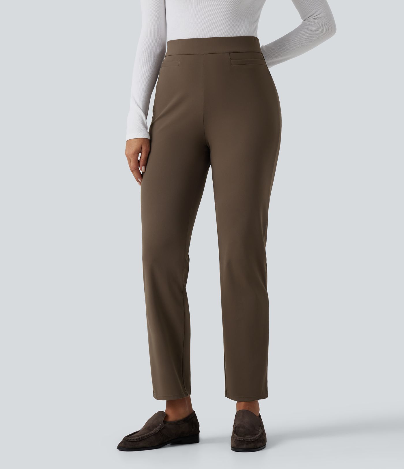 Halara Flex™ DayStretch High Waisted Tapered Work Pants with Pockets Halara Flex™ DayStretch High Waisted Tapered Work Pants with Pockets