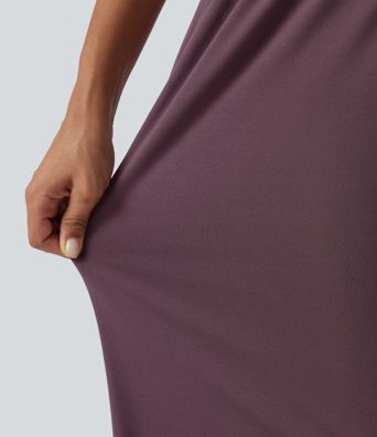 One Shoulder Drawstring Built-in Bra Casual Jumpsuit with Pockets-Easy Peezy Edition