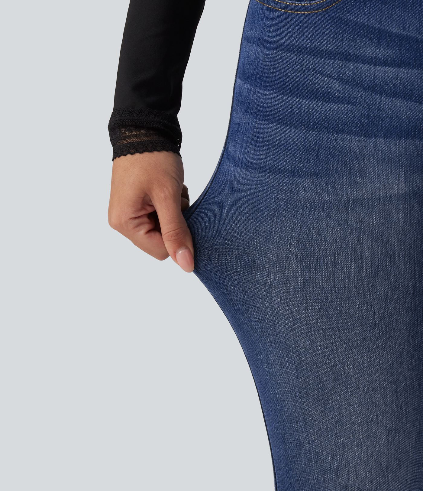 Halara Flex™ High Waisted Skinny Casual Jeans with Pockets Halara Flex™ High Waisted Skinny Casual Jeans with Pockets