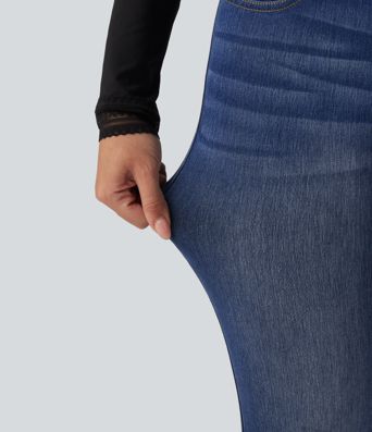 Halara Flex™ High Waisted Skinny Casual Jeans with Pockets Halara Flex™ High Waisted Skinny Casual Jeans with Pockets