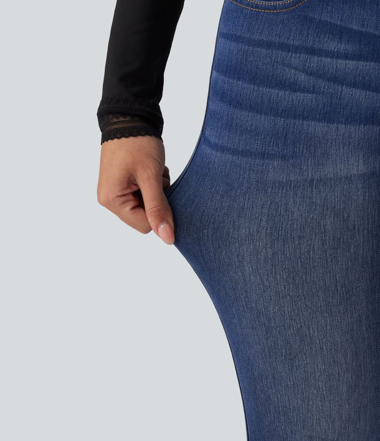 Halara Flex™ High Waisted Skinny Casual Jeans with Pockets Halara Flex™ High Waisted Skinny Casual Jeans with Pockets