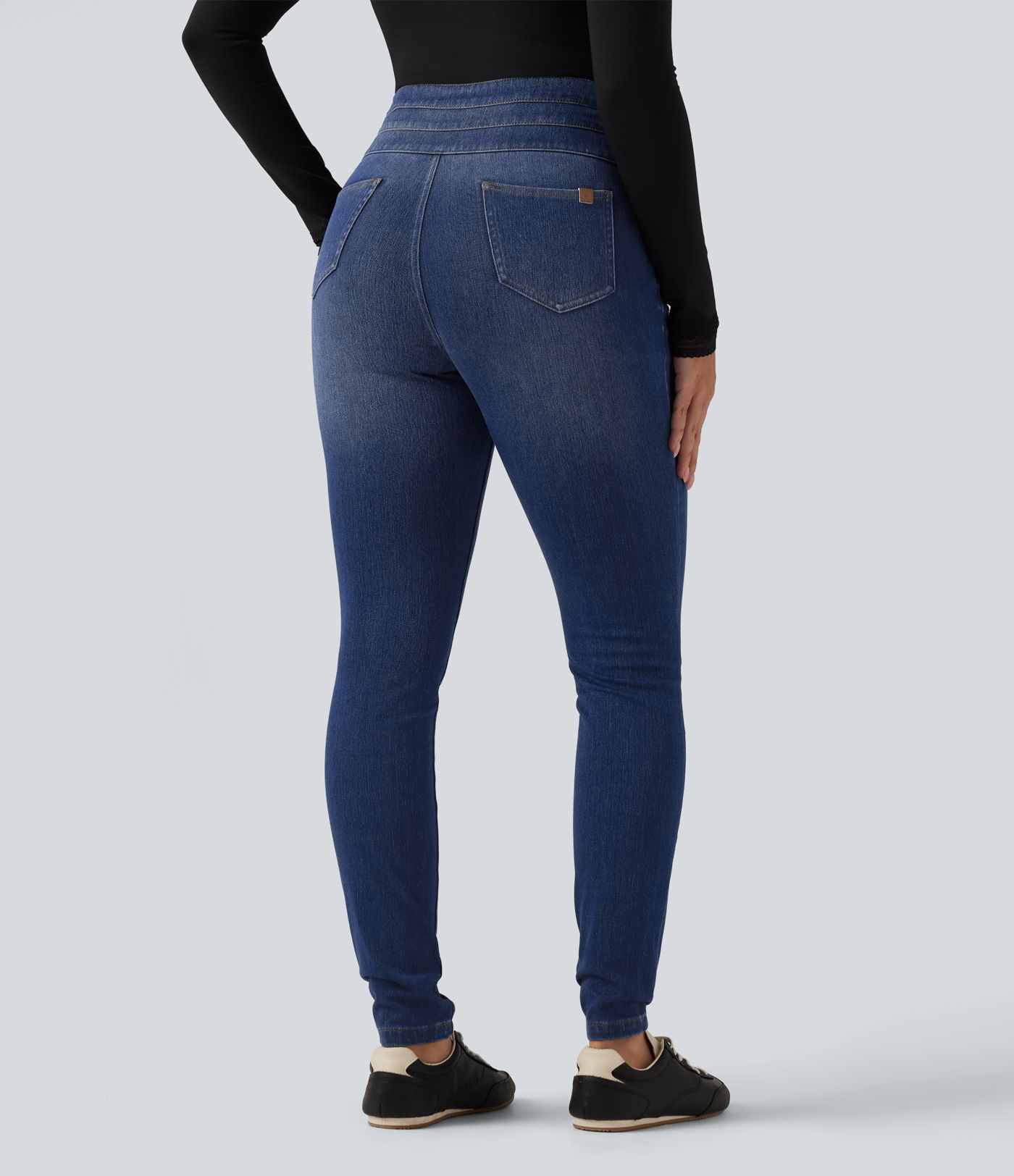 Halara Flex™ High Waisted Skinny Casual Jeans with Pockets Halara Flex™ High Waisted Skinny Casual Jeans with Pockets