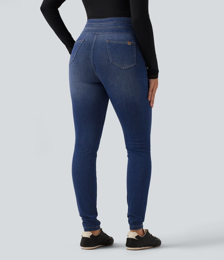 Halara Flex™ High Waisted Skinny Casual Jeans with Pockets Halara Flex™ High Waisted Skinny Casual Jeans with Pockets
