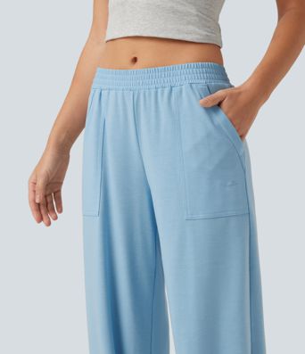 Low Rise Casual Sweatpants with Pockets