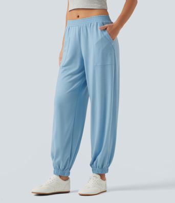 Low Rise Casual Sweatpants with Pockets