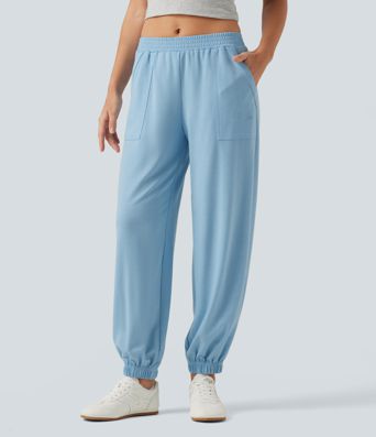 Low Rise Casual Sweatpants with Pockets