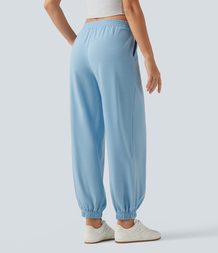 Low Rise Casual Sweatpants with Pockets