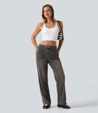 V Neck Crisscross Casual Tank Top with Built-in Bra V Neck Crisscross Casual Tank Top with Built-in Bra