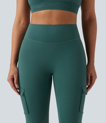 High Waisted Skinny Running Leggings with Pockets