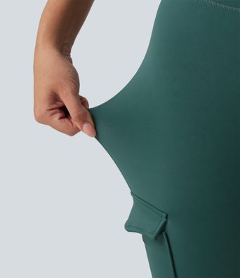 High Waisted Skinny Running Leggings with Pockets