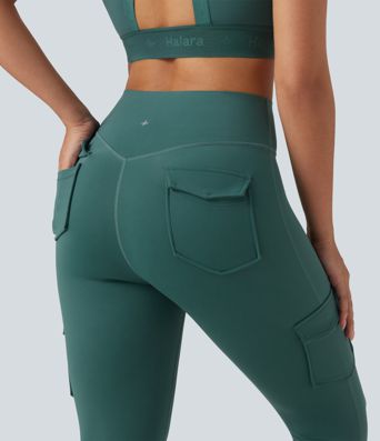 High Waisted Skinny Running Leggings with Pockets