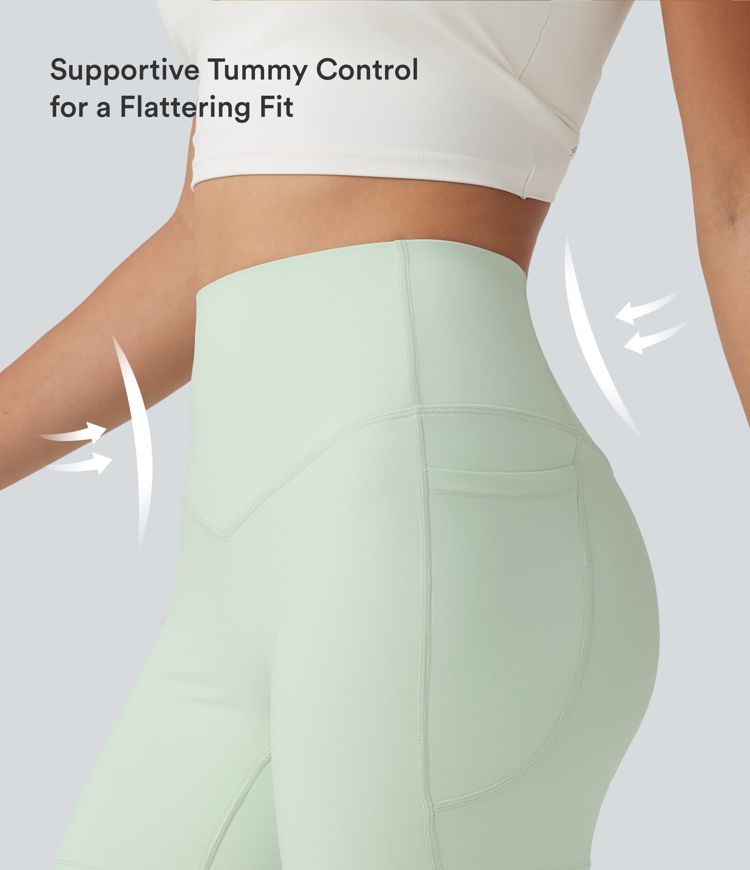 Halara UltraSculpt™ High Waisted Tummy Control Shaping Training Biker Shorts 5'' with Pockets Halara UltraSculpt™ High Waisted Tummy Control Shaping Training Biker Shorts 5'' with Pockets